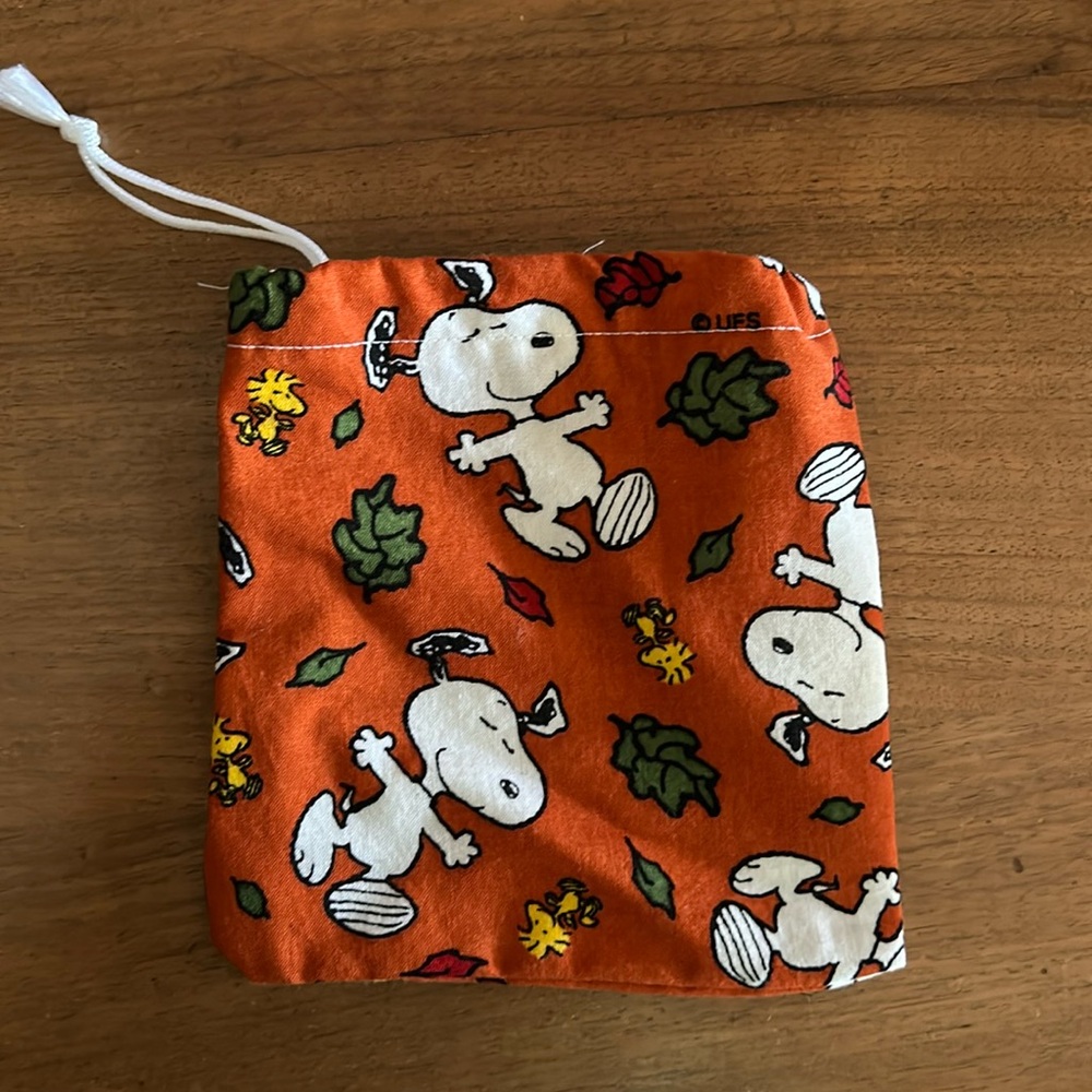 Snoopy treat/gift card bag